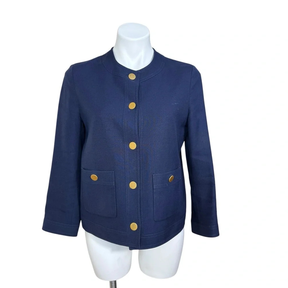 Gucci uniform jacket blazer viscose linen gauze 617705 size 40